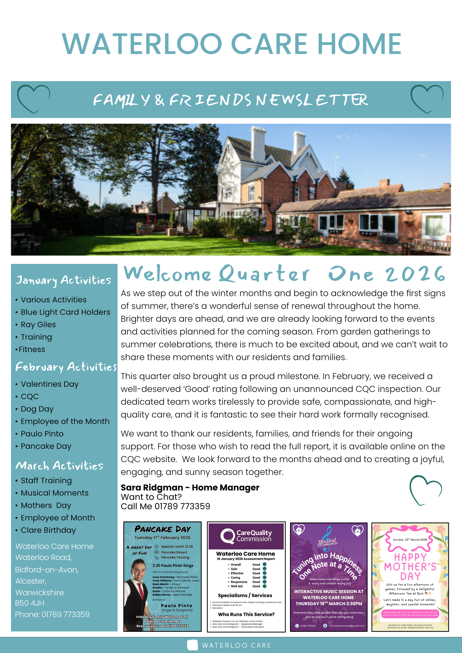Newsletter 1st Qtr